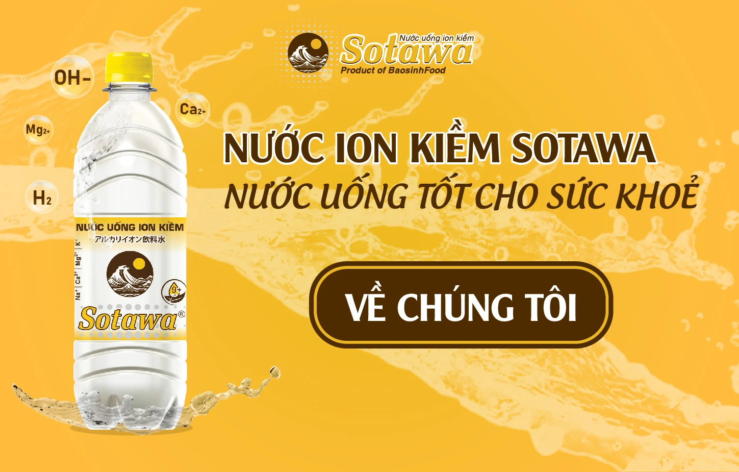 Nước uống ion kiềm Sotawa